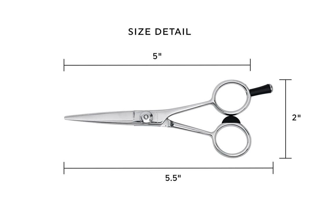 Cricket S-3 500 Carded Professional Hair Shear, 5 Inch, 2.88 Ounce