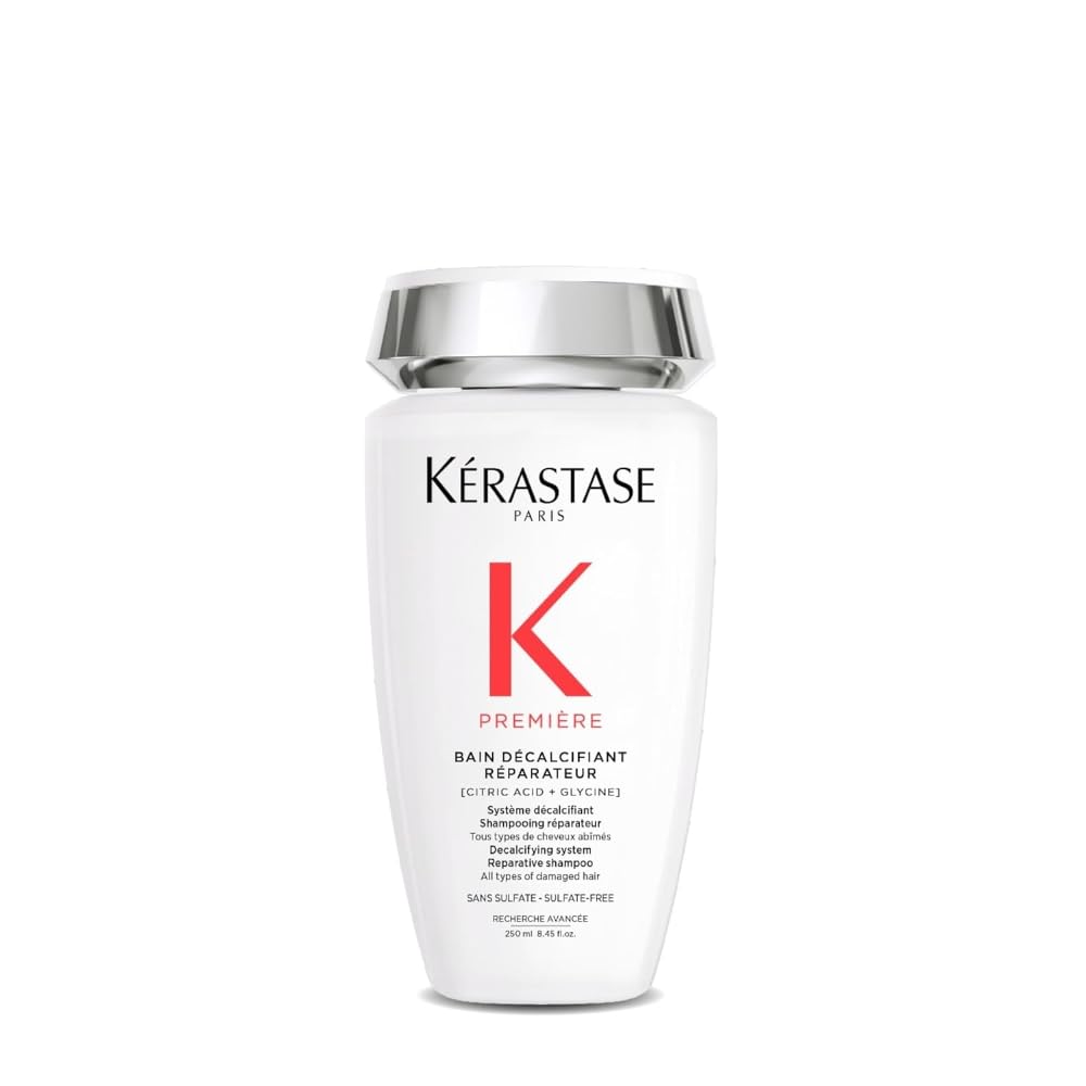 KÉRASTASE Premiere Sulfate-Free Hair Repair Shampoo, Strengthening & Smoothing for Breakage & All Damaged Hair Types, Removes Buildup and Decalcifies with Citric Acid