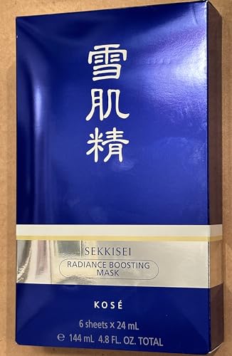 SEKKISEI Kose Radiance Boosting Mask, 6 sheets
