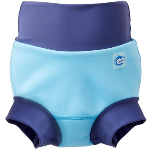 Splash About Happy Nappy Reusable Swim Diaper,Blue Cobalt, 2-3 Years