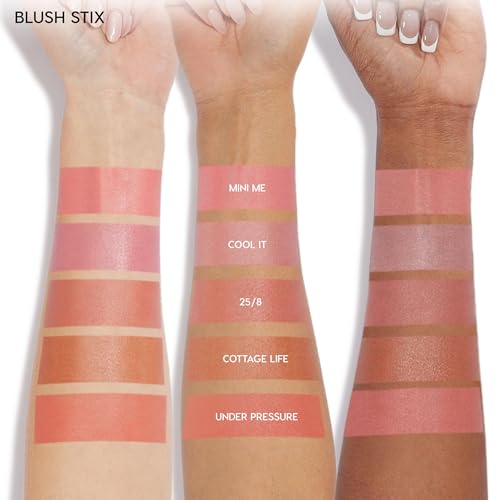 ColourPop Blush Stix - Cream Blush Stick with a Blendable, Hydrating Formula and Natural, Skin-Like Finish - Buildable Cream Blush for Cheeks, Eyes & Lips - 25/8 (0.28 oz)