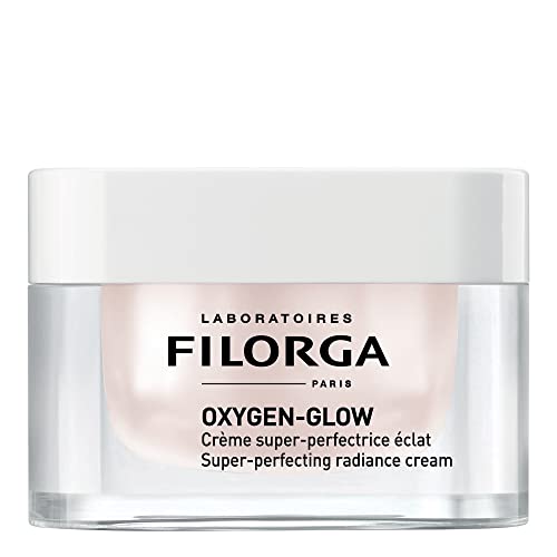 Filorga Oxygen-Glow Super-Perfecting Radiance Daily Skin Cream, Hydrating Treatment with a Moisturizing Boost of Hyaluronic Acid and Detoxifying Enzymes for a Flawless, Wrinkle Free Face, 1.69 fl. oz.