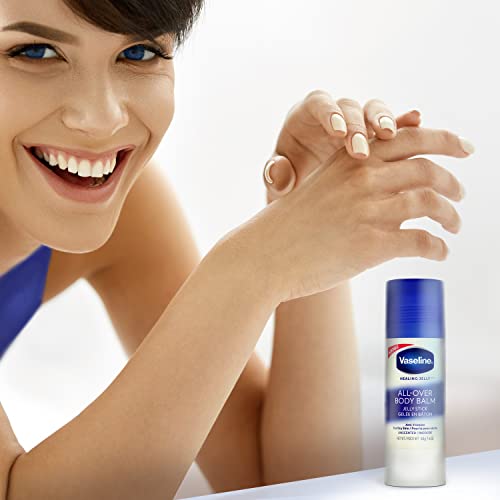 Vaseline Intensive Care Essential Healing Body Lotion, 20.3 oz, Bundled with Petroleum Jelly Original, 7.5oz, and All-Over Body Balm Stick, 1.4 oz - Pack of 3, Moisturizing Skin Care