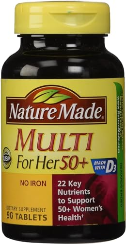 Nature Made Multi for Her 50+, Tablets, 90 Count