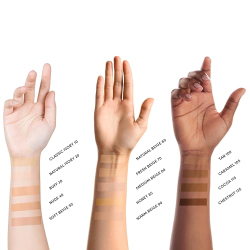 Neutrogena Healthy Skin Liquid Makeup Foundation with Broad Spectrum SPF 20 Sunscreen, Medium Coverage Foundation with Nourishing Pro-Vitamin B5, Natural Ivory 20, 1 fl. oz