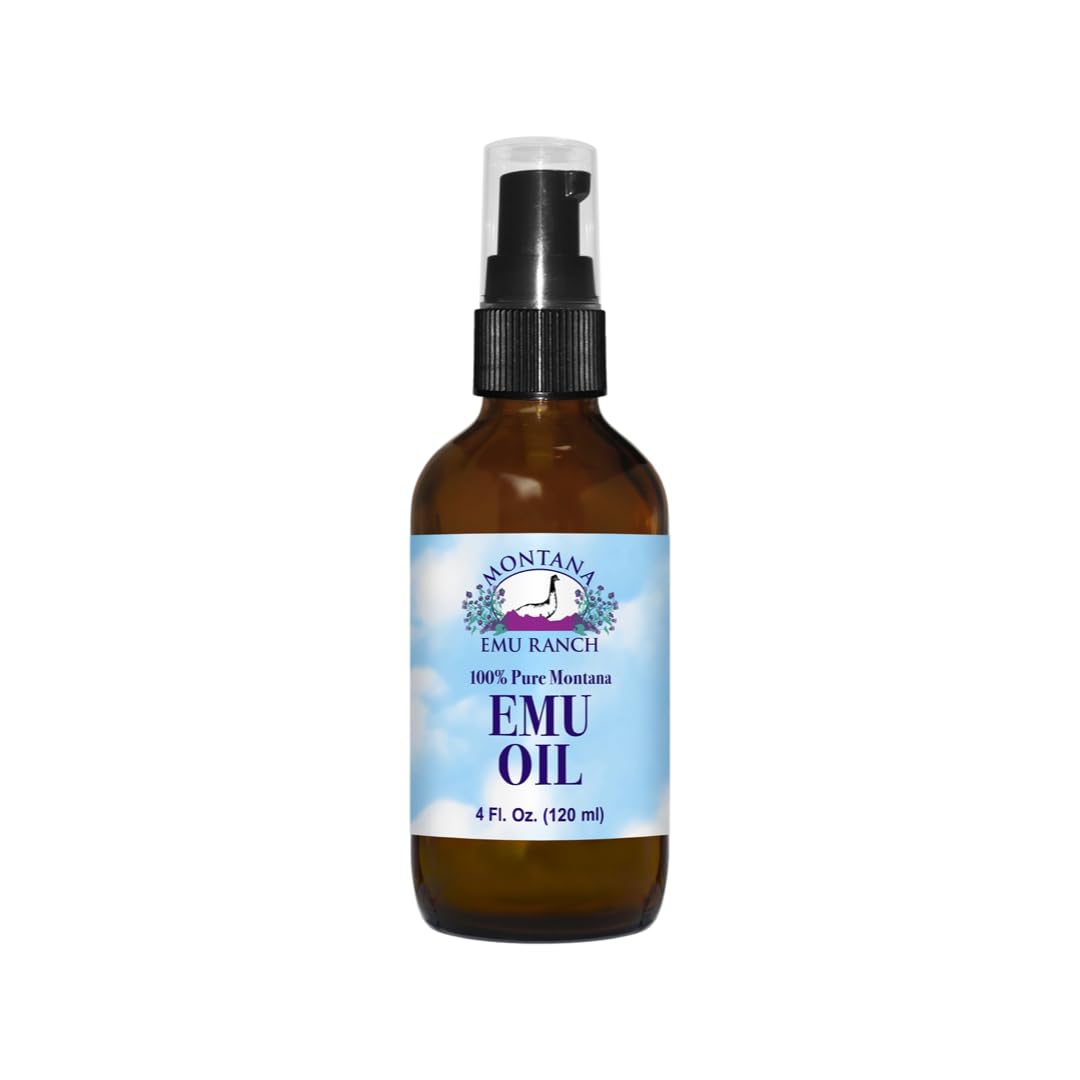 100% Pure Montana Emu Oil Montana Emu Ranch Co. 4 oz Liquid by Montana Emu Ranch