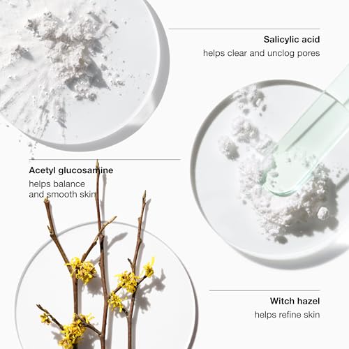 Clinique 3-Step Clarifying Lotion Face Exfoliator 1.0 | For Sensitive Skin | Toner With Witch Hazel + Salicylic Acid | Alcohol Free, 6.7 Fl Oz