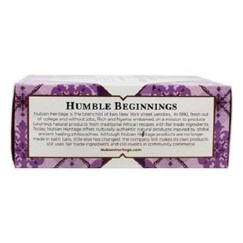 Nubian Heritage Soap Bar, Lavender and Wildflower, 5 Ounce by Nubian Heritage