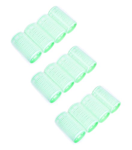 BeautyN 12P x 30mm(Large Size) Self Grip Hair Rollers Hair Culers