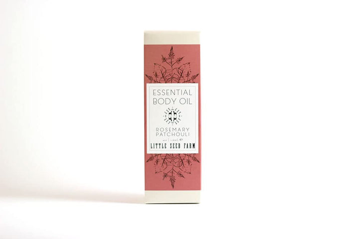 Little Seed Farm Essential Body Oil, Rosemary Patchouli, 4.0 Ounce
