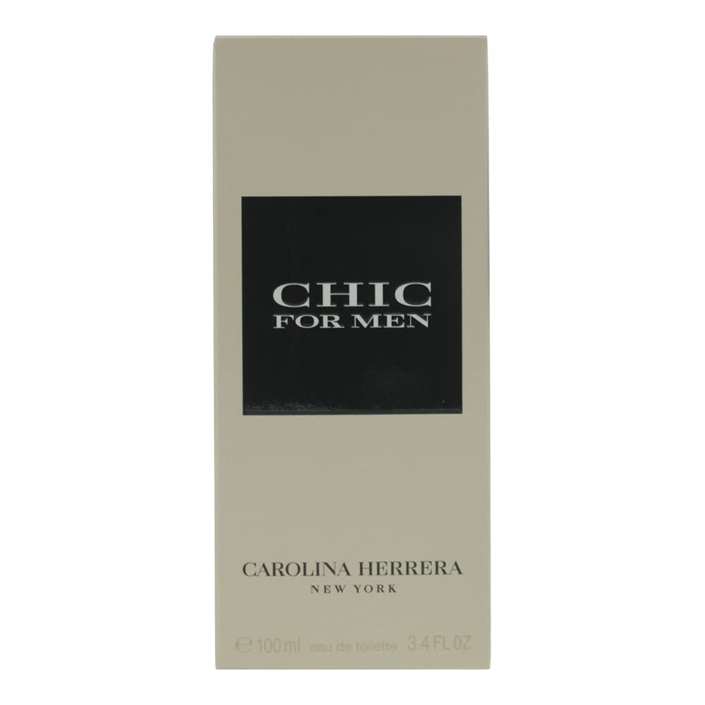 Carolina Herrera Chic For Men. Eau De Toilette Spray 3.4 Ounces