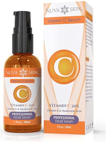 Vitamin C Serum for Face - Face Serum Vitamin C and Hyaluronic Acid, Anti Aging serum, Brightening Serum, Brightening Face Serum with Vitamin C Oil, Facial Serum for Collagen Production & Reduced Acne