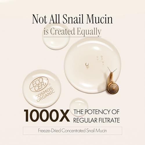 LABIOTTE Premium Snail Mucin Serum | Korean Skin Care Face Serum for Women & Men w/ 72% Snail Mucin Essence | Hypoallergenic Soothing Serum for Face | Hydrating Serum for Sensitive Skin (2.02 fl oz)