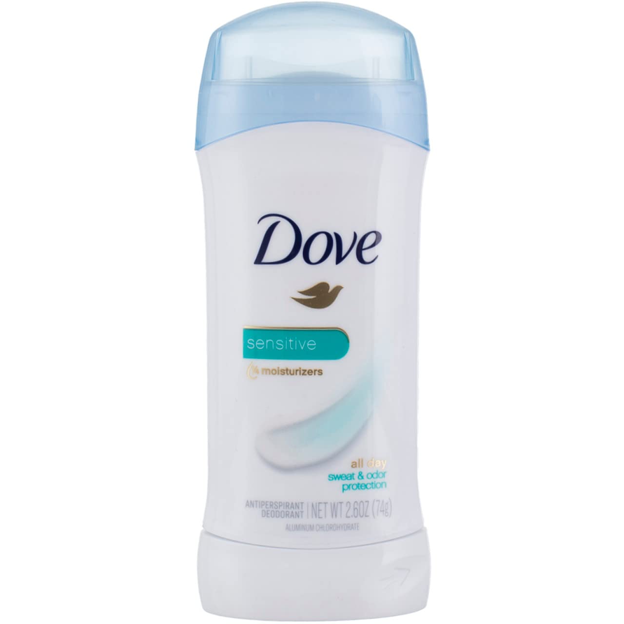Dove Anti-Perspirant Deodorant, Sensitive Skin 2.60 oz (Pack of 4)
