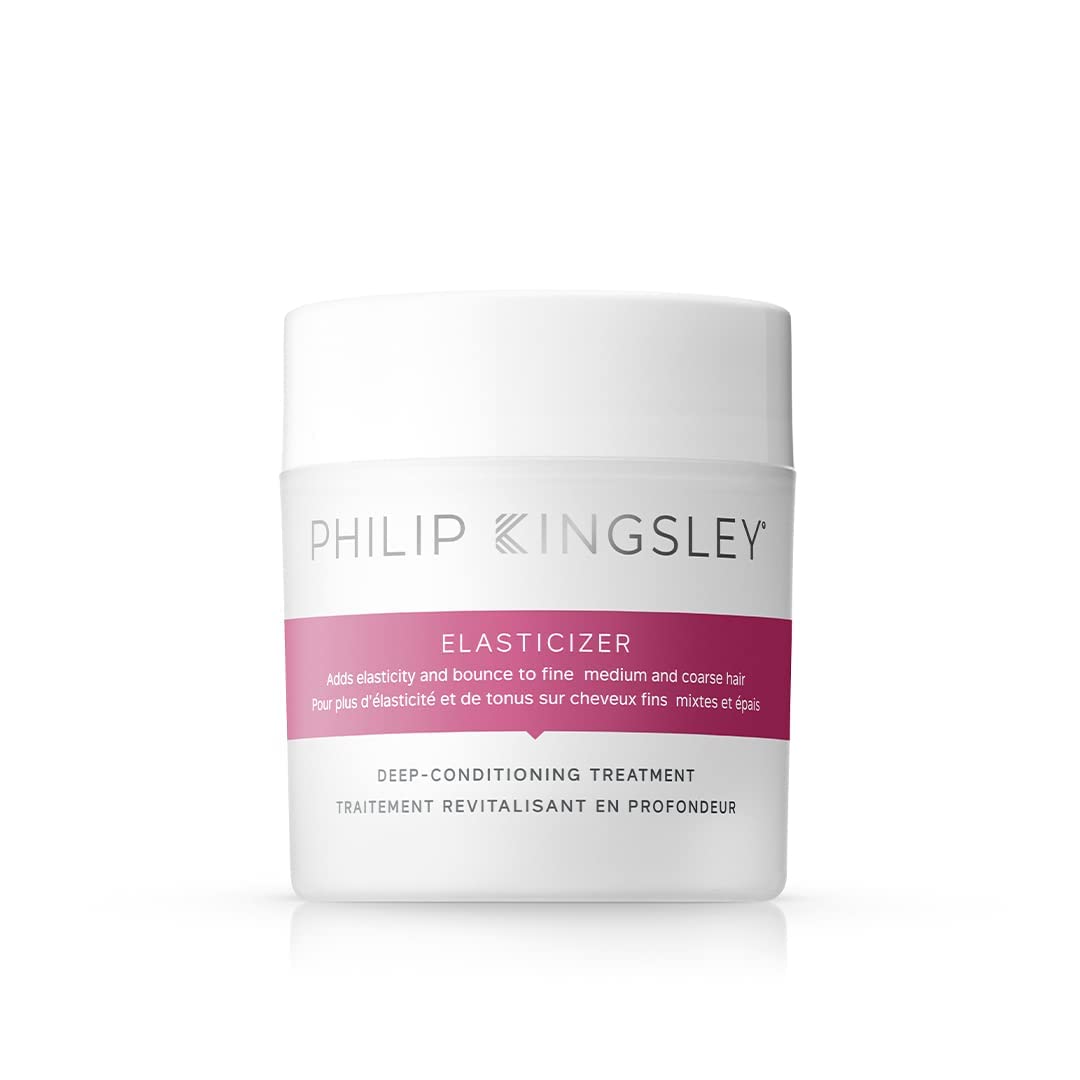 PHILIP KINGSLEY Elasticizer Deep-Conditioning Hair Mask Repair Treatment for Dry Damaged Colored Bleached All Hair Types Deeply Conditions Adds Bounce and Shine, 5.07 oz