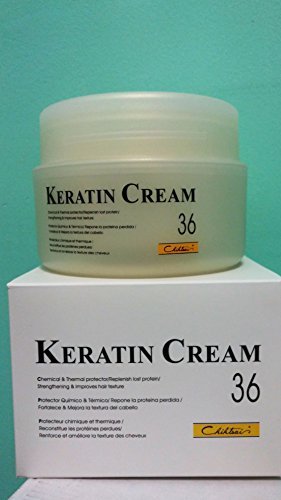 Chihtsai No.36 Keratin Cream (17oz/500ml) - Chemical & Thermal protector / Replenish lost protein/ Strengthens & Improves hair texture