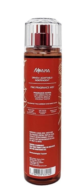 Bath & Body Works PRINCESS Collection Fine Fragrance Mist Moana 8 fl oz / 236 ml Pack of 1