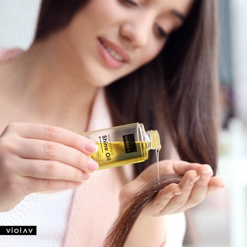 Hair Oil for Frizzy Hair | Hair Growth Oil, Heat Protectant, Instant Shine, Strong Care Serum for Split Ends & Curls - Hair Perfume, Travel Size, Damaged, Dry Oils Curly Hair & Anti Frizz Control