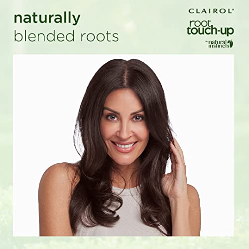 Clairol Root Touch-Up by Natural Instincts Permanent Hair Dye, 2 Black Hair Color, Pack of 1