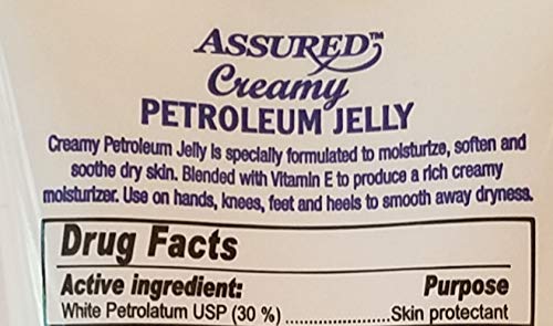 Creamy Petroleum Jelly Hand Cream for Dry, Rough Skin, 3 oz each (3 pack), Absorbs Quickly, Multi Pack, Softly Scented