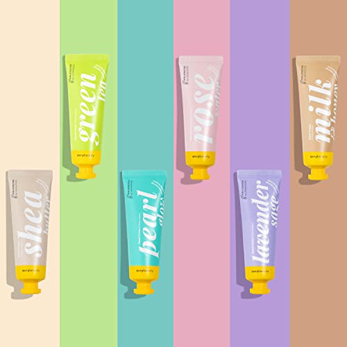 AVRYBEAUTY Milk & Honey 1.5oz Shea Butter Lotion, 6 pack- Milk And Honey, Milk And Honey Scented, Natural Scents, Vegan Lotion, Moisturizing, Spa, Relaxation, Hand Lotion, Hand Care