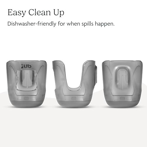 UPPAbaby Cup Holder for Vista, Cruz, Minu and Minu Duo Strollers/Quick Attachment/Holds Beverages of Various Sizes/Folds Attached