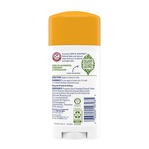 ARM & HAMMER Essentials Deodorant Rosemary Lavender 2.5 oz