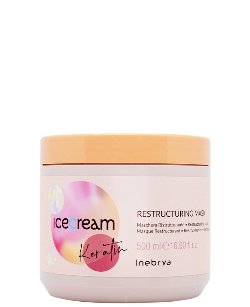 Inebrya Ice Cream Restructuring Mask with Keratin 500ml/16.9oz