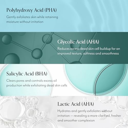 Bliss Clear Genius Clarifying Overnight Liquid Peel - 1 Fl Oz - Clear Pores & Exfoliate Skin - Non-Irritating - Clean - Vegan & Cruelty-Free