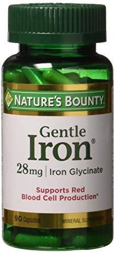 Nature's Bounty Gentle Iron 28 mg 90 Capsules
