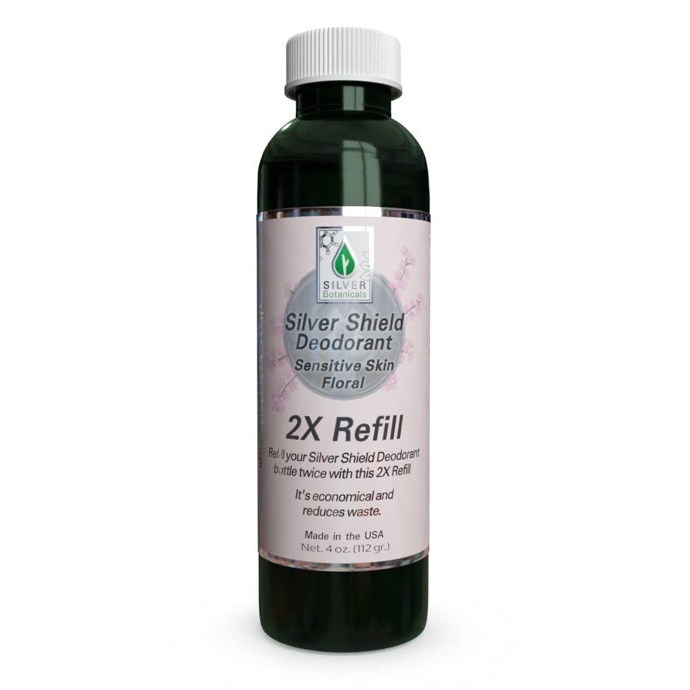 Silver Shield Deodorant 2 X Refill Sensitive Skin Floral Formula