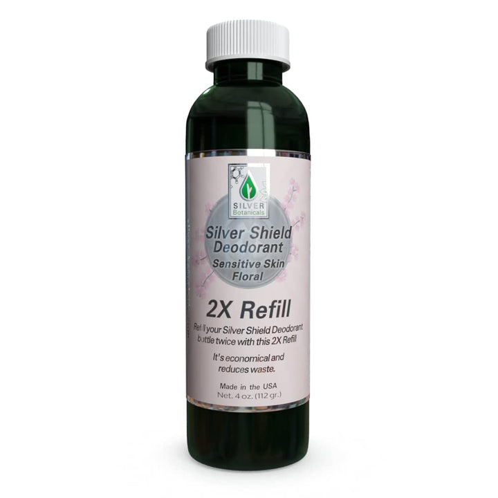 Silver Shield Deodorant 2 X Refill Sensitive Skin Floral Formula