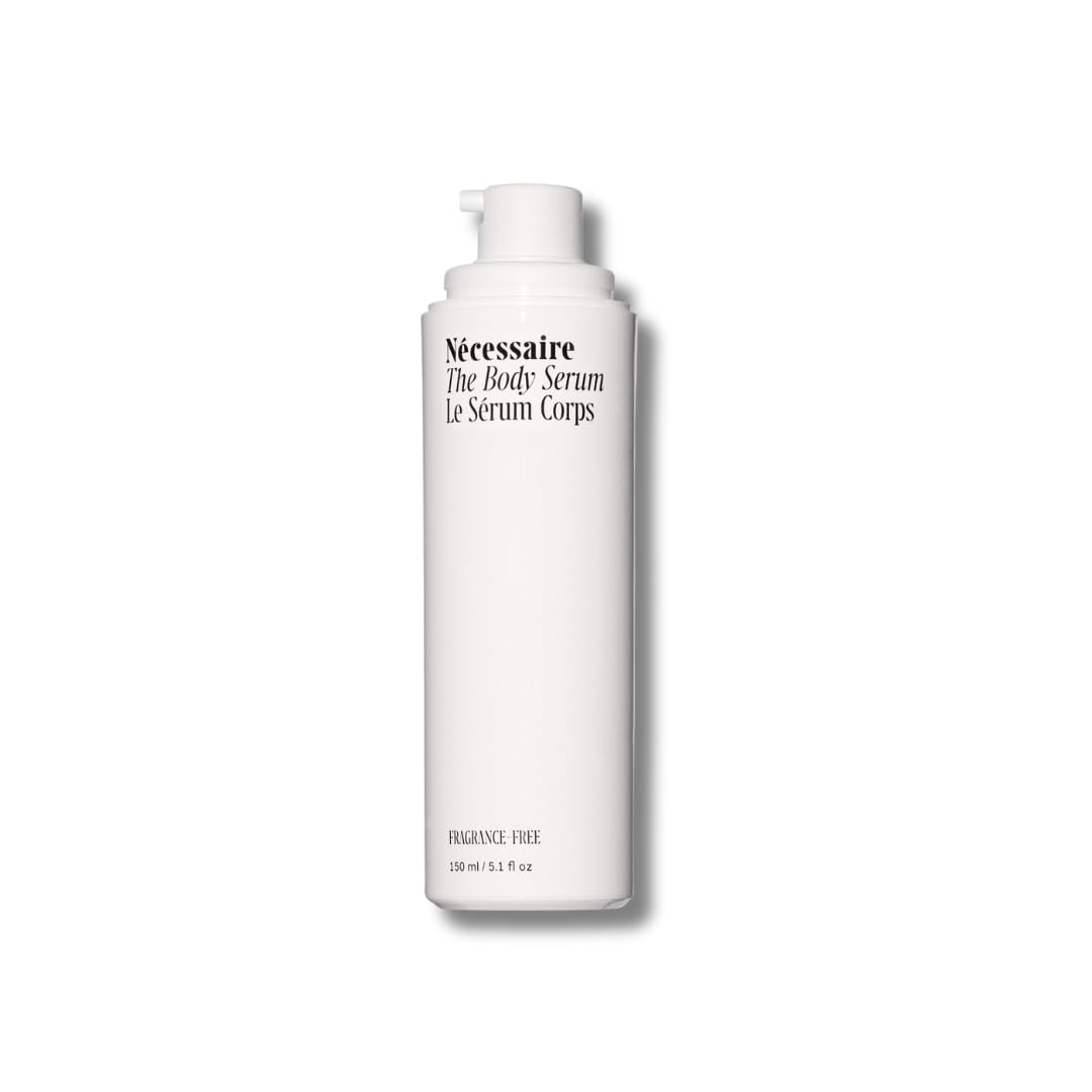Nécessaire The Body Serum - Hydrating Serum With Hyaluronic Acid, Niacinamide + Ceramides. Dermatologist-Tested. Hypoallergenic. Approved By The National Eczema Association. 150 ml / 5.1 fl oz.