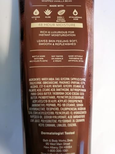 Bath & Body Works Whipped Honey & Vanilla Ultimate Hydration Body Cream 8 Ounces Pack of 2