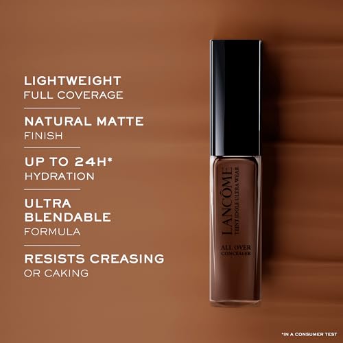 Lancôme Teint Idole Ultra Wear All Over Full Coverage Concealer - Natural Matte Finish & Lightweight Under Eye Concealer - Up To 24H Wear - 215 Buff Neutral