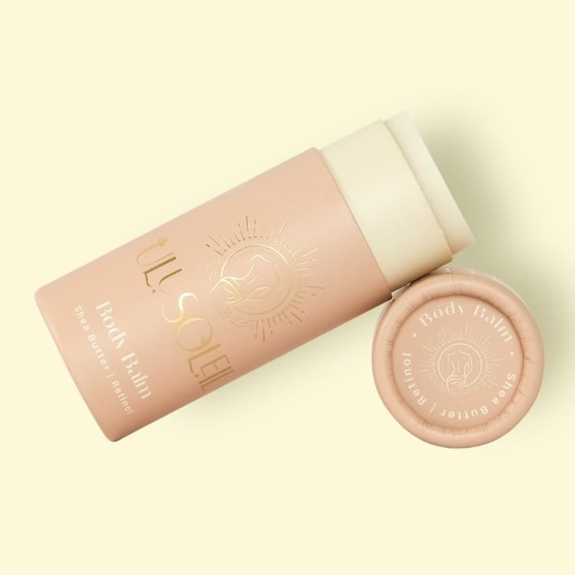 Ulu Soleil Shea Butter Body Balm with Retinol | Moisturizing Stick with Retinol for Soft, Supple & Even Skin