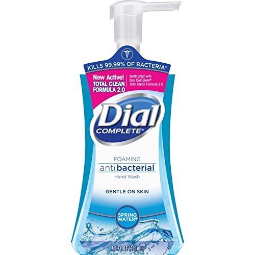 Dial 05400 7.5 Oz Spring Water Anti-Bacterial Foaming Hand Soap