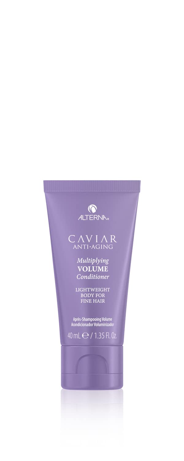 Alterna Haircare CAVIAR Anti-Aging Multiplying Volume Conditioner Travel Size 1.35 Fl Oz | For Fine, Limp or Thin Hair | Create Instant Volume and Thickness | Sulfate Free