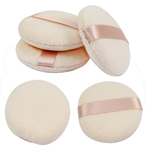Joly Powder Puff for Makeup Face Powder Set of 5 (5 Pieces) by JOLY