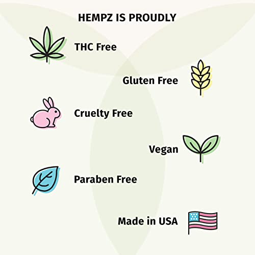HEMPZ Body Lotion Triple Moisture - Whipped Crème Daily Moisturizing Cream, Shea Butter Hand and Body Moisturizer - Hemp Lotion - Skin Care Products, Hemp Seed Oil - 17 oz.