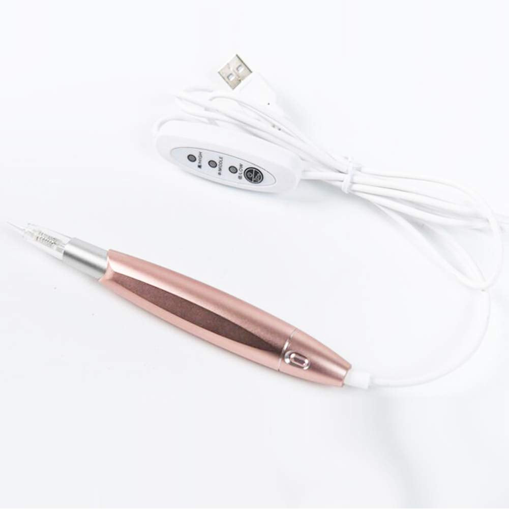 Cosmetic Tattoo Semi Permanent Makeup Machine Eyebrow Lip Eyeliner Pen Beauty Makeup Rotary Pen Tattoo Needle Kit