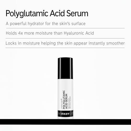 The INKEY List Polyglutamic Acid Serum, Face Serum to Moisturize Dry Skin, Reduce Fine Lines and Boost Radiance, 1.01 fl oz
