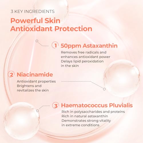 CHANDO Himalaya 2-Step Astaxanthin Firming Ampoule Mask (1.5ml+33mlx5PCS) - Firming & Radiance-Boosting with Astaxanthin for Wrinkle Reduction and Even Skin Tone