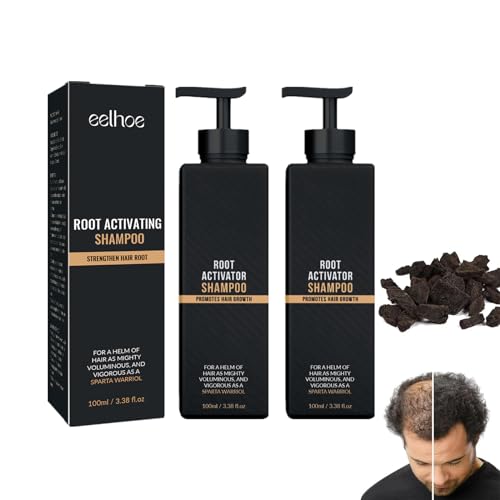 Spartan Shampoo, Spartan Root Activator Shampoo, Natural Hair Regrowth Shampoos for Men Women 2bottles (100ml/1 Bottles)