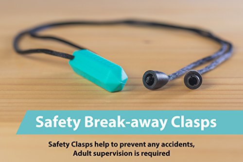 |LAUNCH PRICE| Sensory Chew Crayon Necklace 3 Piece Set - Best for Autism, ADHD, Bitting and Teething Kids - Durable and Strong Silicone Chewing for Boys & Girls, Baby, Adults (Women & Men) Chewlery