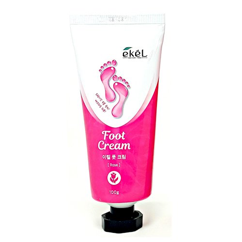 Ekel Rose Foot Cream 3.38Oz Moisturizing Nutrition Elasticity Refreshing