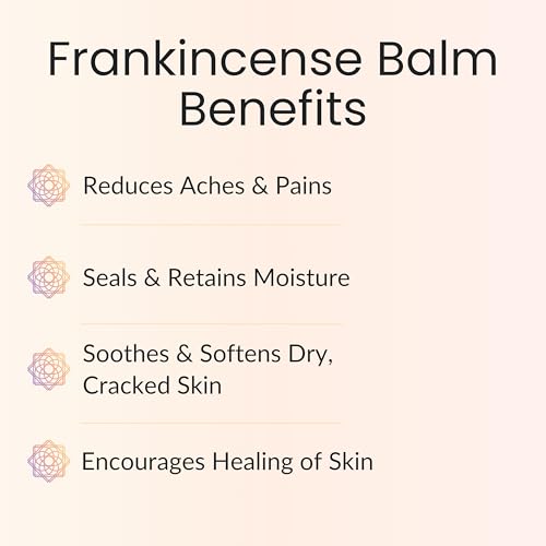 Vitality Extracts Frankincense Balm - 2oz, Boswellia Serrata, Beeswax, Olive Oil, Moisturizer for Dry, Cracked Skin, All Skin Types