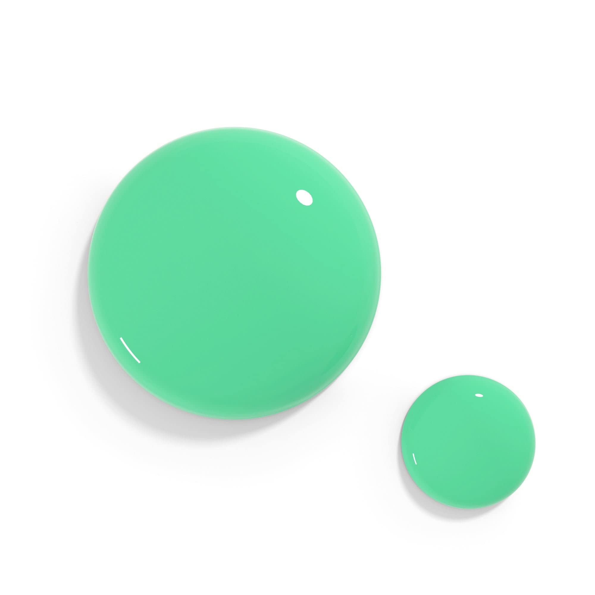 duri Nail Polish, 102S, Summer Rain, Pastel Mint Shade, 0.5 fl.oz. 15 ml.