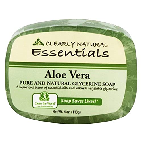 Clearly Natural Glycerine Soap, Aloe Vera - 4 Oz