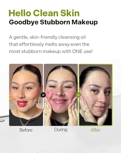 P.CALM Underpore Holy Basil Cleansing Oil – Holy Basil & Tea Tree for Deep Pore Cleansing, Blackhead Removal, and Makeup Removal, Korean Skincare (190ml / 6.42 fl.oz)